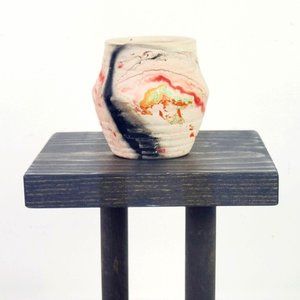 Nemadji Pottery 2 3/8" Stunning Small Vase